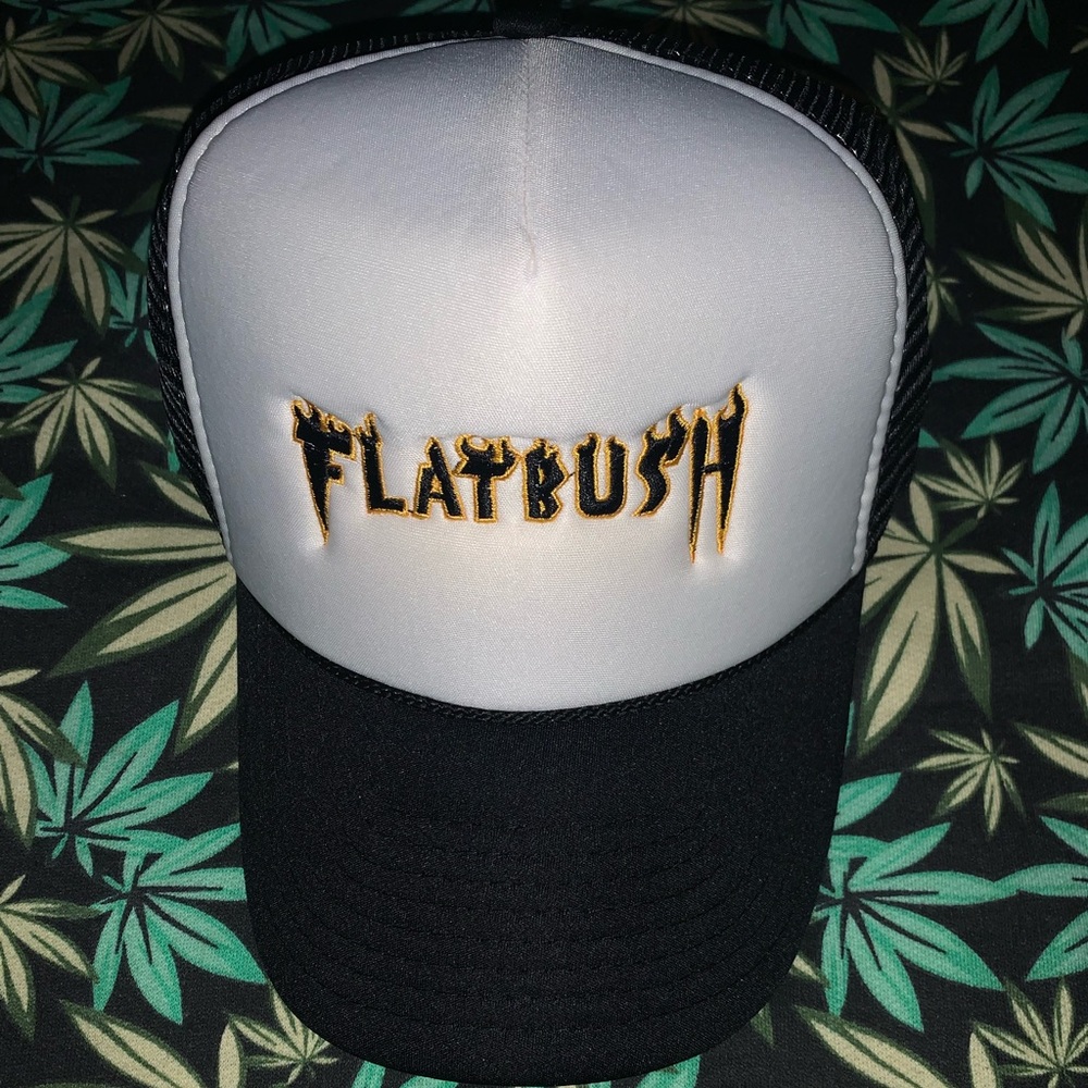Flatbush Hat Black/Yellow White/Black Trucker